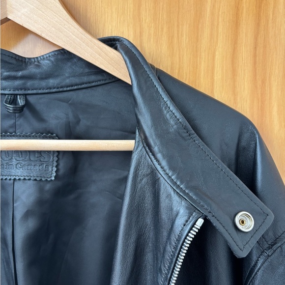 Roots - Leather Racer Jacket - Picture 8 of 8